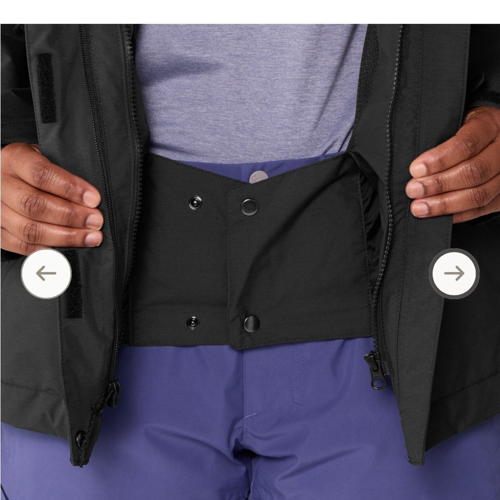 Columbia Black/Gray Patterned Lightweight Jacket … - image 11